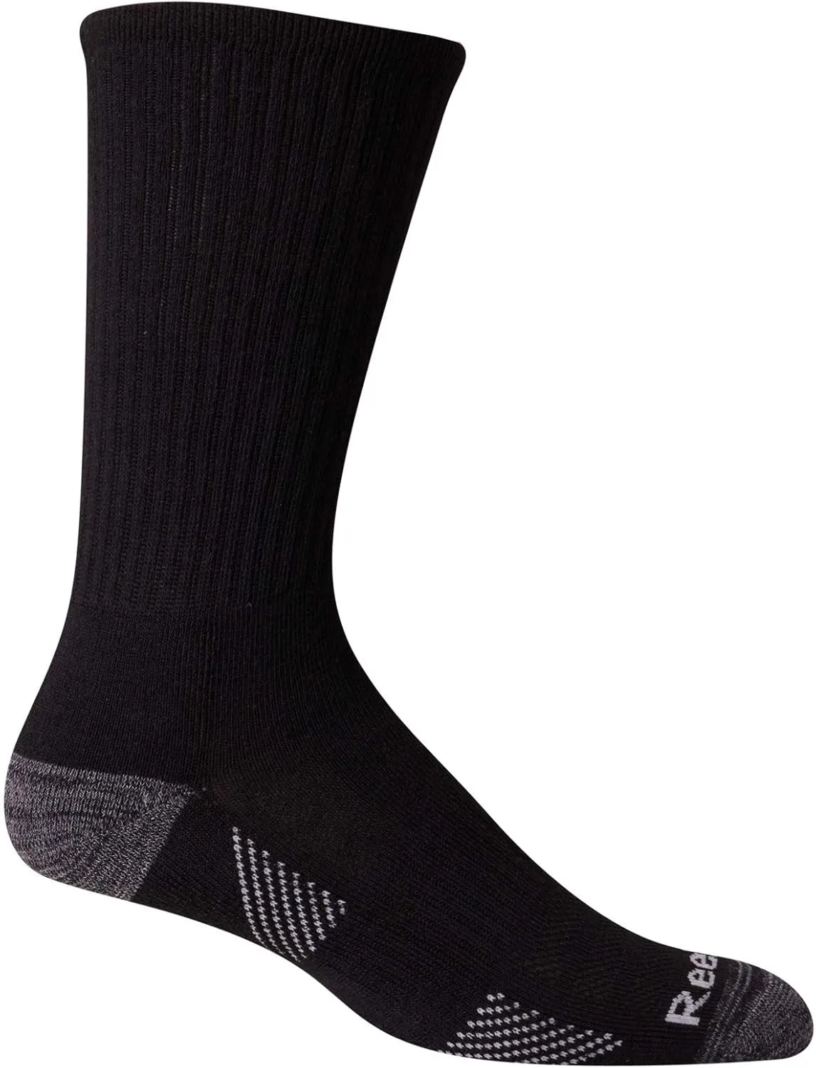 Reebok Men's Crew Socks - 10 Pack Stretch Performance Cushioned Crew Socks - Arch Support Athletic Socks for Men (6-12.5)