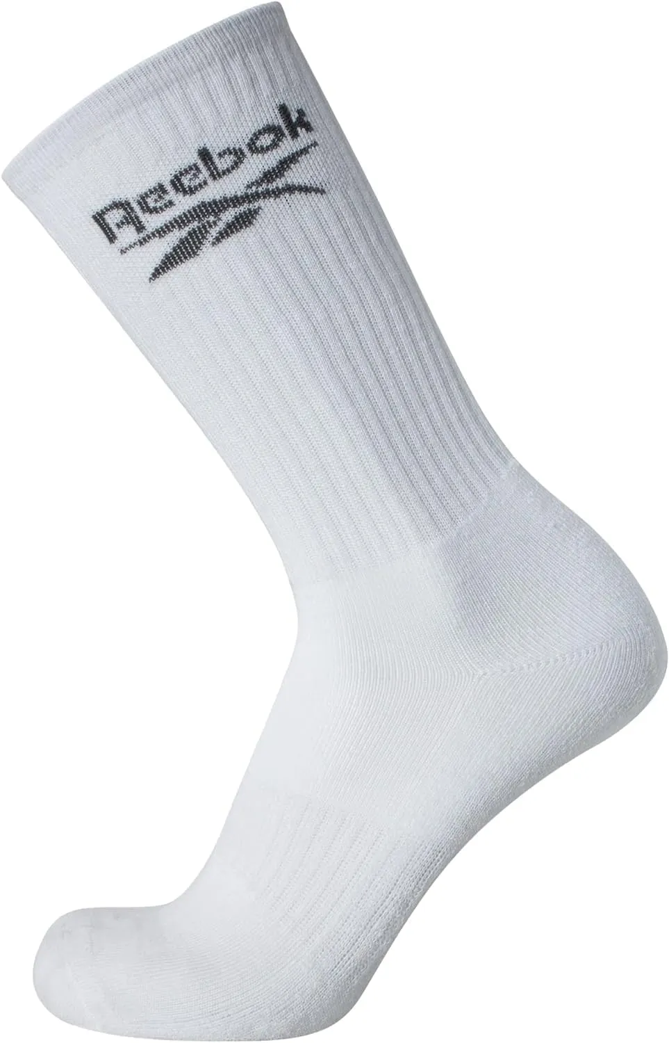 Reebok Men's Crew Socks - 10 Pack Stretch Performance Cushioned Crew Socks - Arch Support Athletic Socks for Men (6-12.5)
