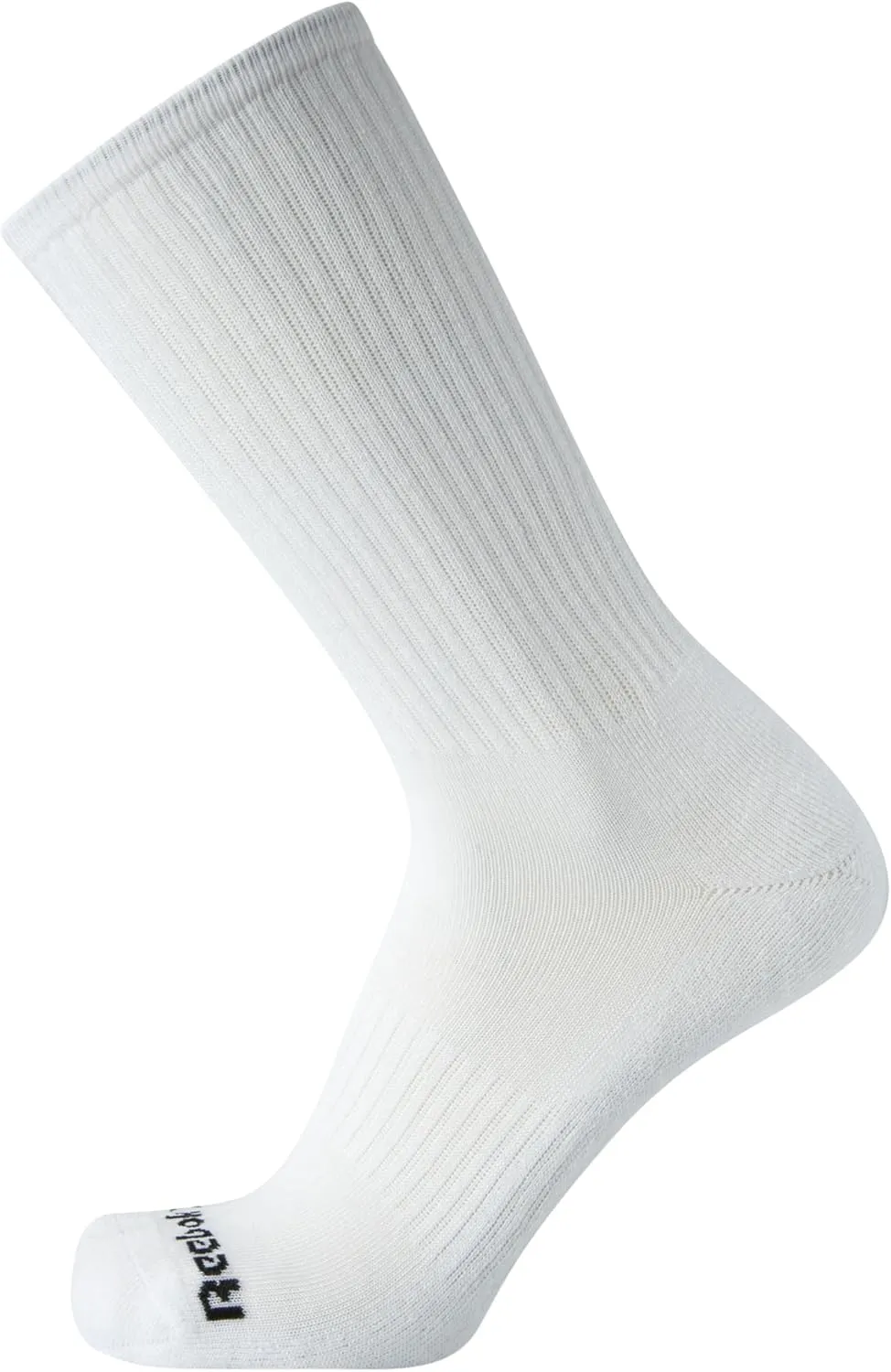 Reebok Men's Crew Socks - 10 Pack Stretch Performance Cushioned Crew Socks - Arch Support Athletic Socks for Men (6-12.5)