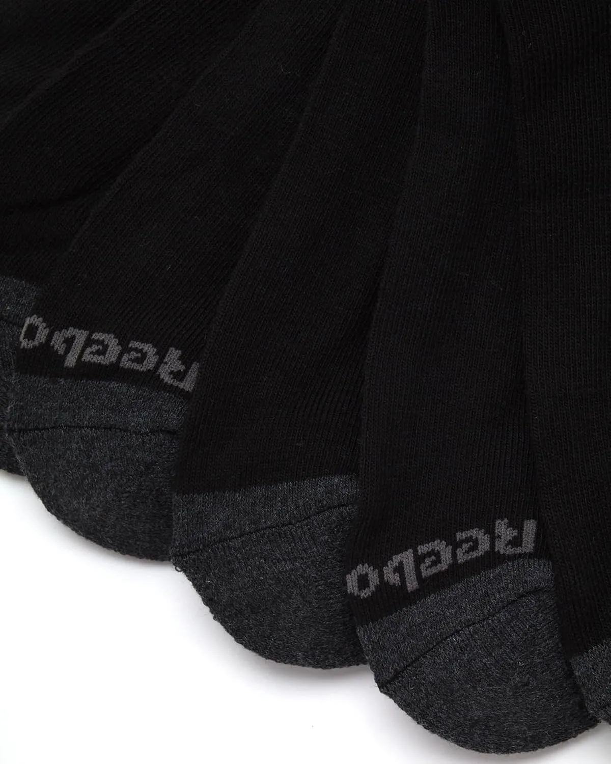 Reebok Men's Low Cut Socks - 12 Pack Performance Cushion Comfort No Show Socks - Breathable Athletic Socks for Men (6-12.5)