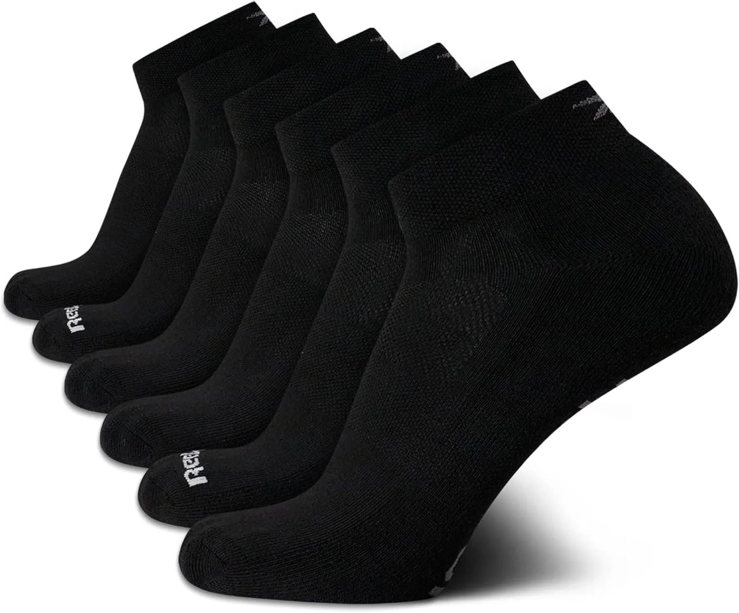 Reebok Men’s Quarter Socks – 6 Pack Cushion Quarter Cut Ankle Socks for Men - Breathable Men's Athletic Socks (Size: 6-12.5)