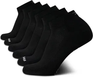 Reebok Men’s Quarter Socks – 6 Pack Cushion Quarter Cut Ankle Socks for Men - Breathable Men's Athletic Socks (Size: 6-12.5)