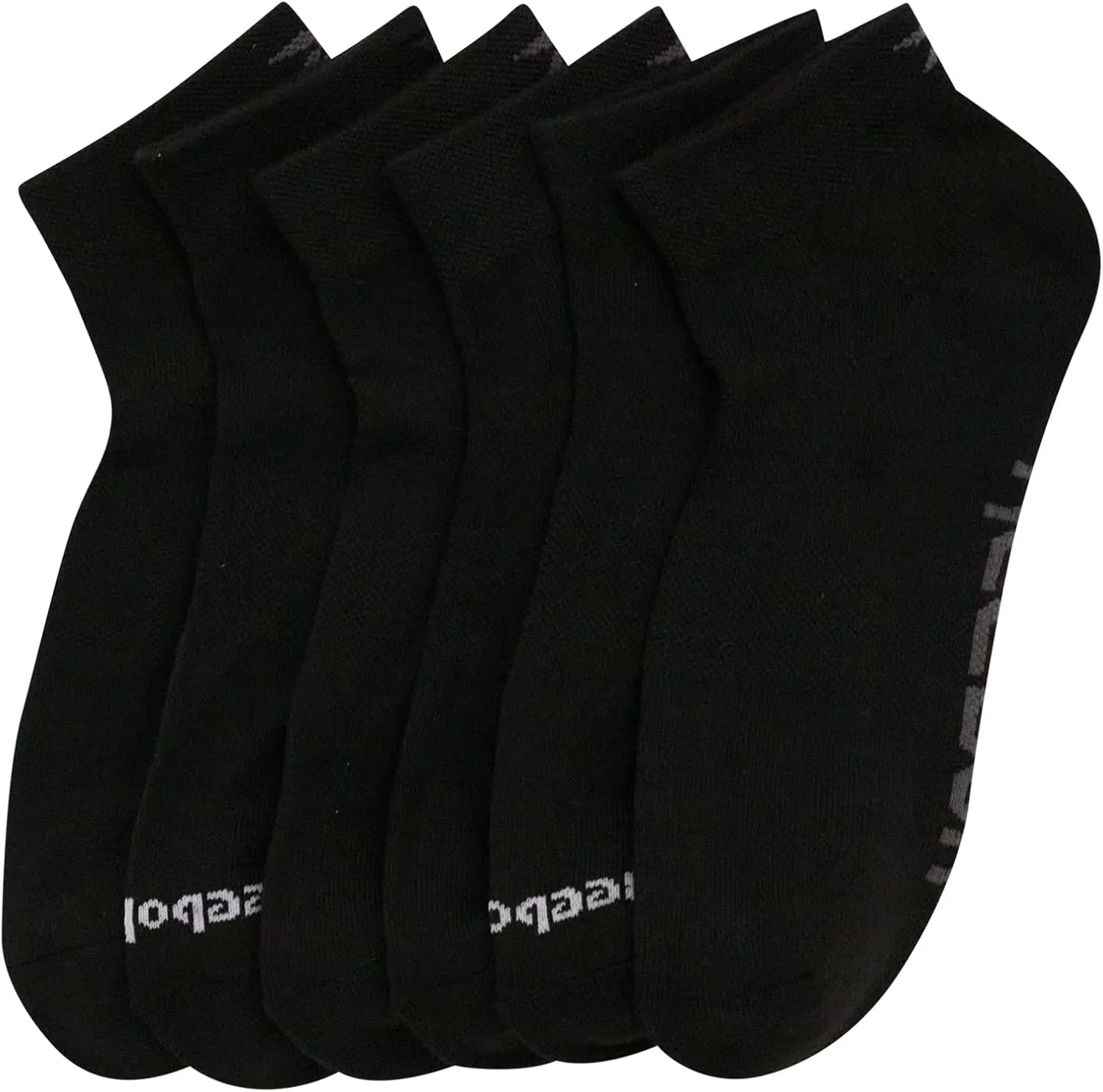 Reebok Men’s Quarter Socks – 6 Pack Cushion Quarter Cut Ankle Socks for Men - Breathable Men's Athletic Socks (Size: 6-12.5)