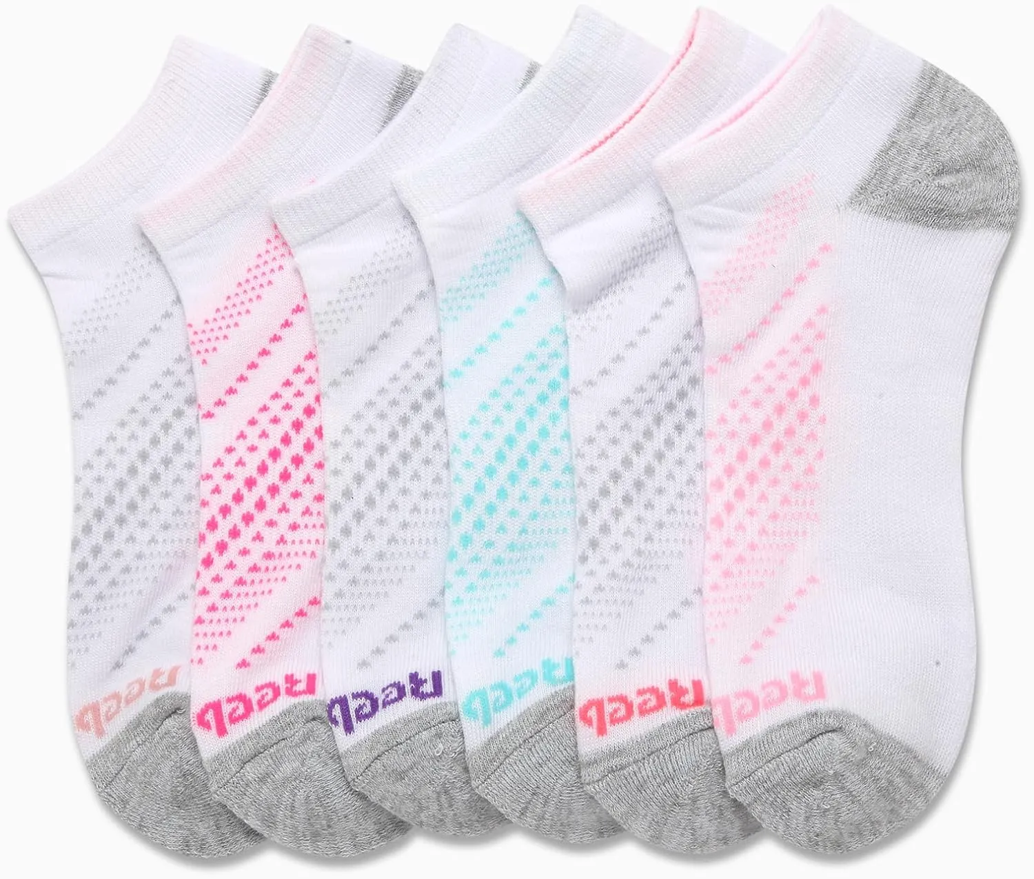 Reebok Women's Athletic Socks - Performance Cushioned Low Cut Socks (6 Pack)