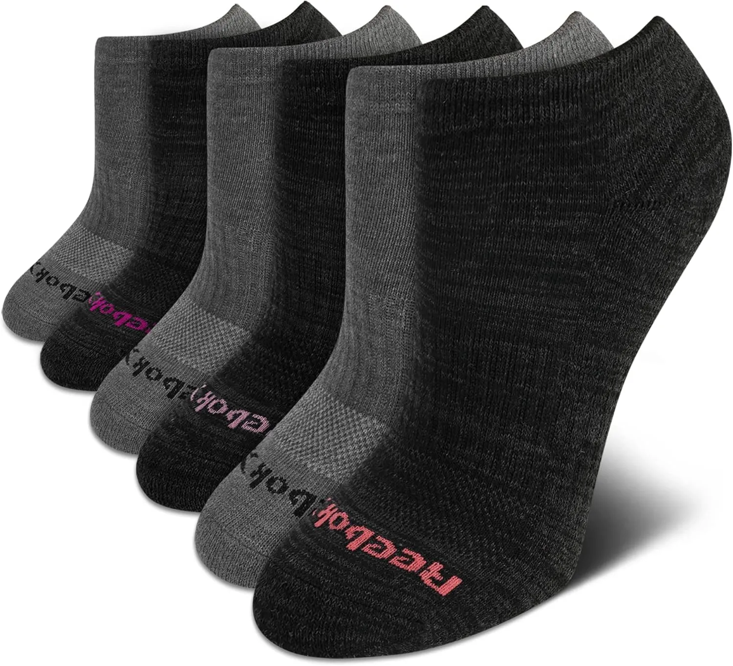 Reebok Women's Athletic Socks - Performance Cushioned Low Cut Socks (6 Pack)