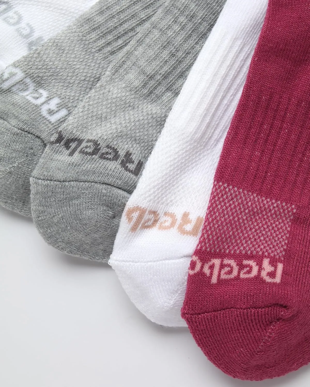 Reebok Women's Comfort Cushioned Athletic Quarter Cut Socks (6 Pack)