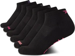 Reebok Women's Comfort Cushioned Athletic Quarter Cut Socks (6 Pack)