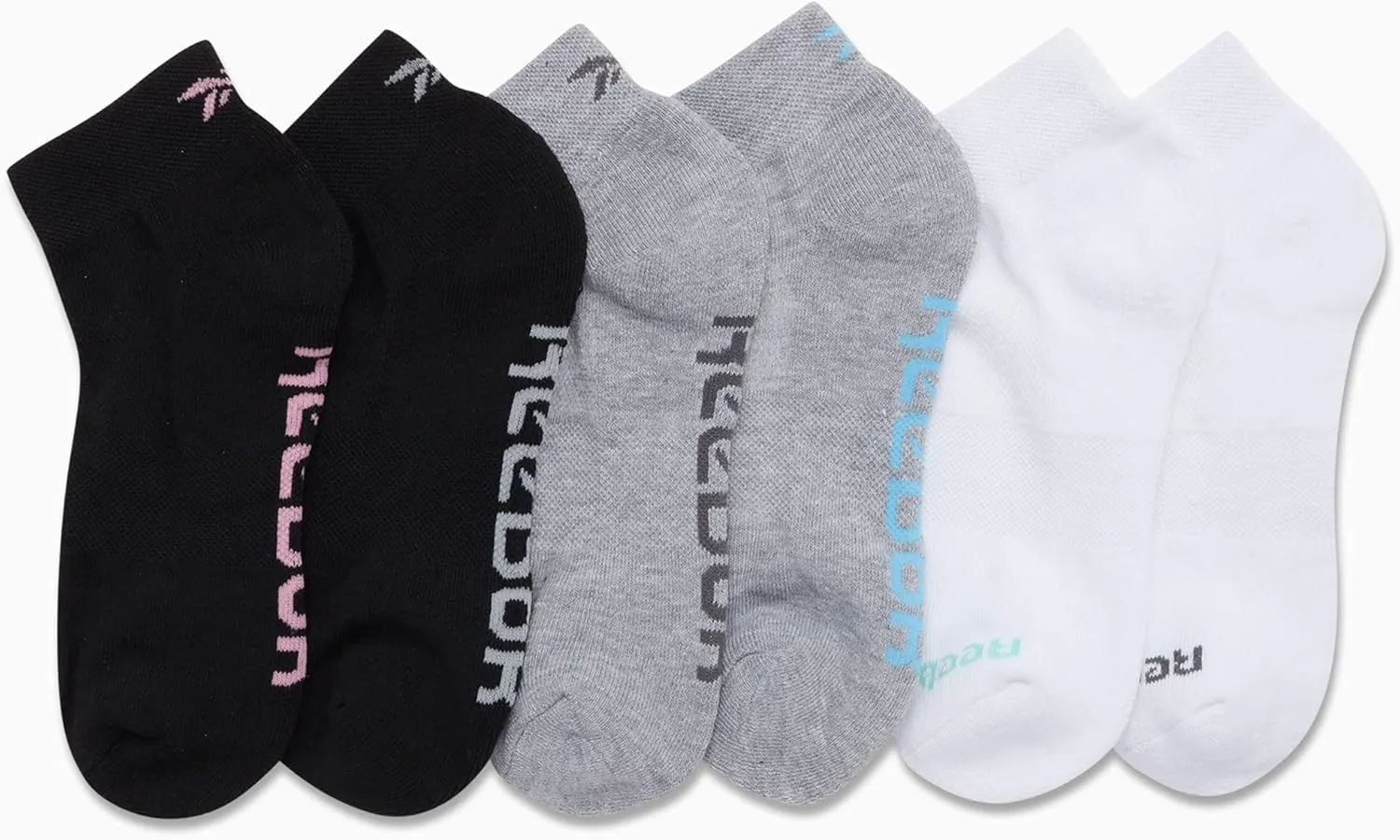 Reebok Women's Comfort Cushioned Athletic Quarter Cut Socks (6 Pack)