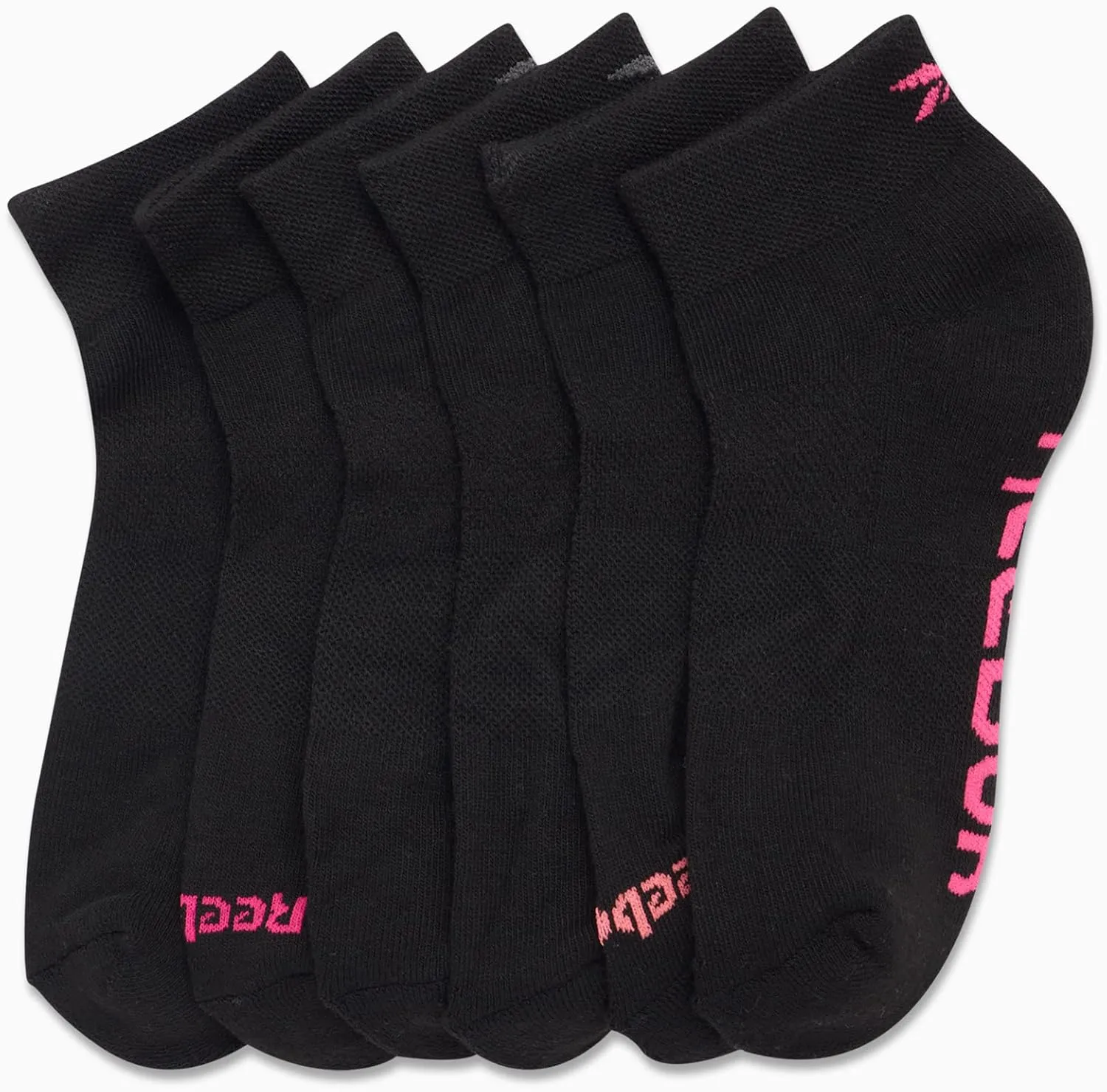 Reebok Women's Comfort Cushioned Athletic Quarter Cut Socks (6 Pack)