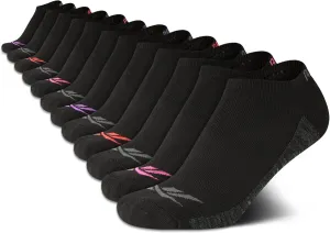 Reebok Women's Low Cut Socks - 12 Pack Performance Cushioned Comfort No Show Socks - Athletic Socks for Women (4-10)