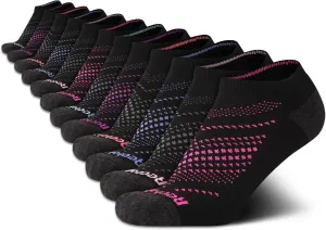 Reebok Women's Low Cut Socks - 12 Pack Performance Cushioned Comfort No Show Socks - Athletic Socks for Women (4-10)