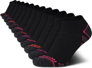 Reebok Women's Low Cut Socks - 12 Pack Performance Cushioned Comfort No Show Socks - Athletic Socks for Women (4-10)
