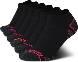 Reebok Women's Low Cut Socks - 6 Pack Performance Cushion Comfort No Show Socks - Breathable Athletic Socks for Women (4-10)