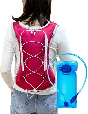 REEBOW GEAR Cycling Hydration Packs Running Backpack Water Bag Suitable for Running, Cycling and Mountaineering,Red