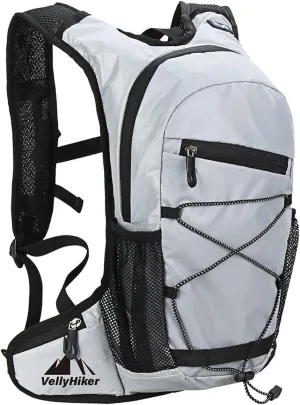 Reflective backpack Hydration Running Backpack for Men & Women, 6L Breathable Bike Rucksack for Cycling Hiking Outdoor Sports and Travel