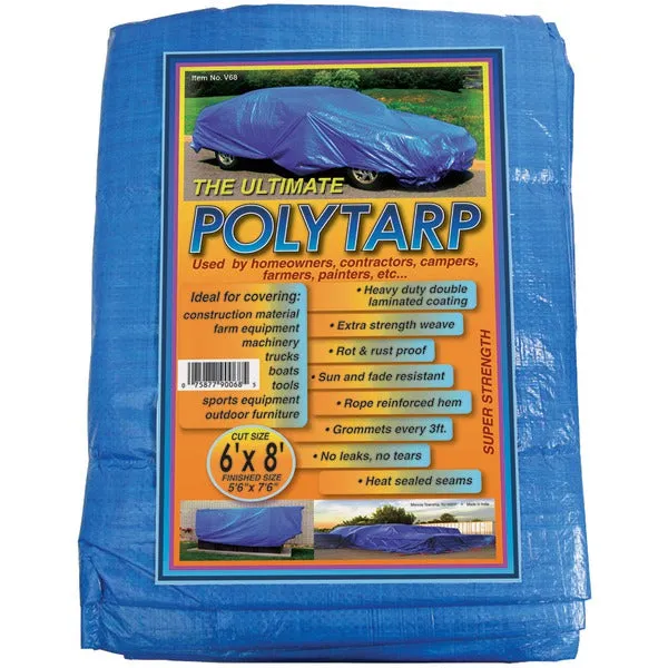 Reinforced Plastic Tarp (6ft x 8ft)