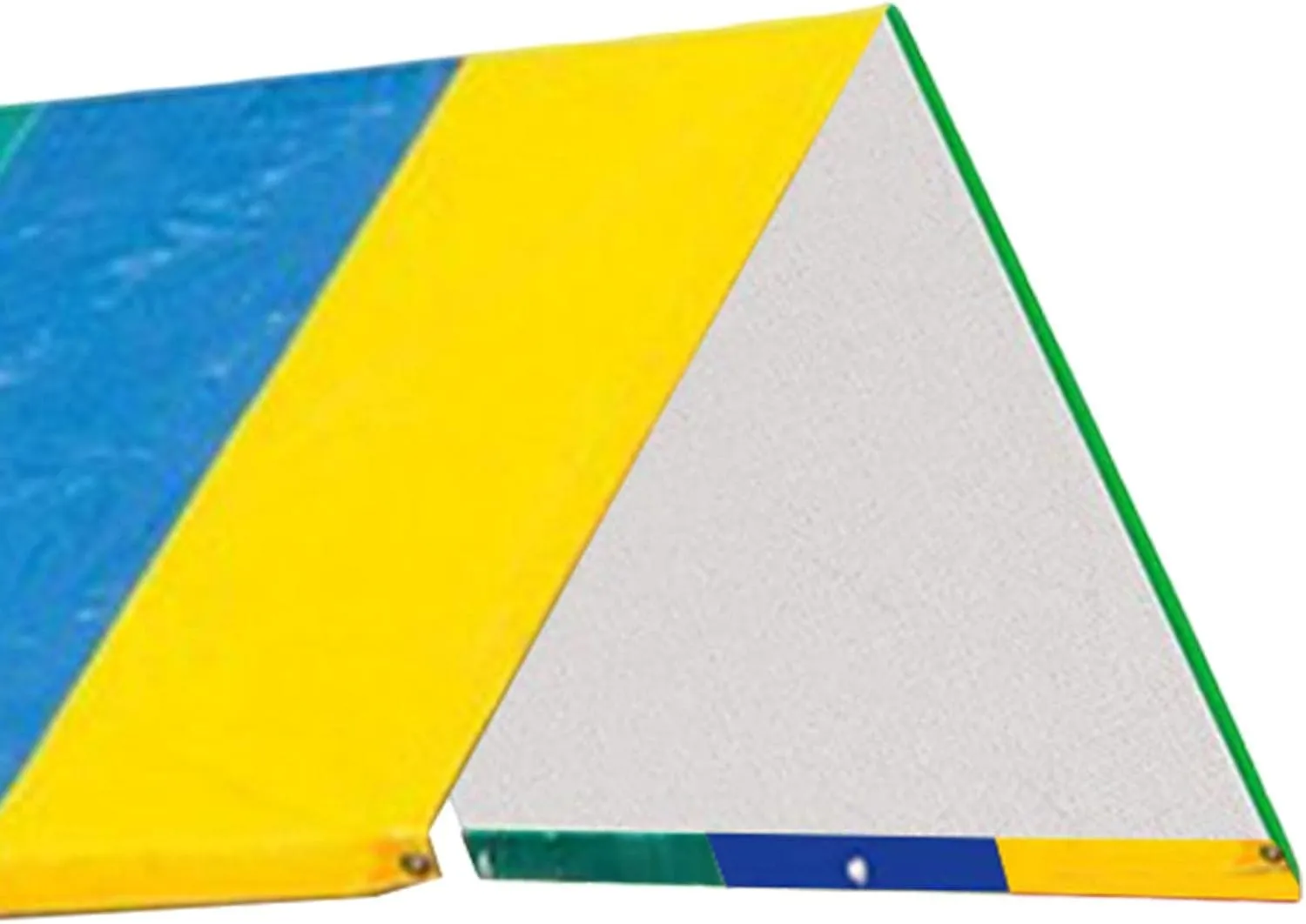 Replacement Tarp for Swing Set, Canopy for Playground Roof, Green Yellow Blue