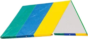 Replacement Tarp for Swing Set, Canopy for Playground Roof, Green Yellow Blue