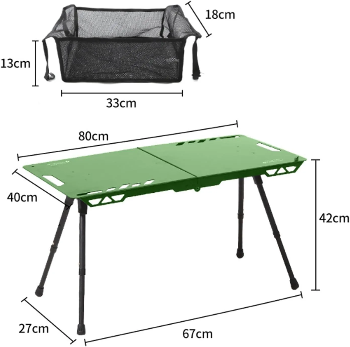 Retractable Folding CampingTable,Small Folding Table Portable Outdoor Aluminum Beach Table Adjustable Height Camp Table for Picnic Beach Camp,Fishing,Hiking Tours,BBQ,B