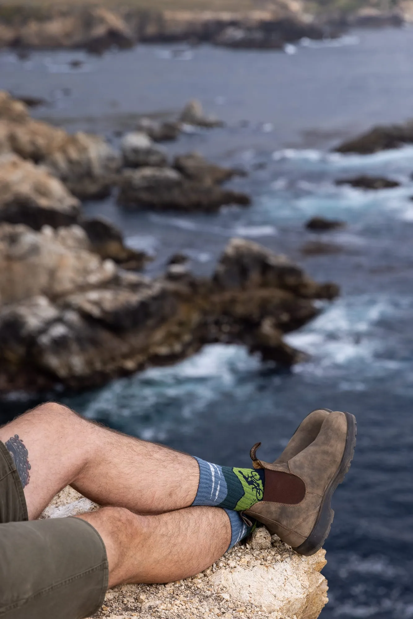 RIDE ON, RIDE ON, RIDE ON MERINO WOOL MEN'S CREW