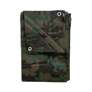 Rip Stop Tarp - 12 Ft X 16 Ft - Woodland Camo