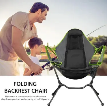 Royaleva Luxury Reclining Camping Chair for Ultimate Comfort