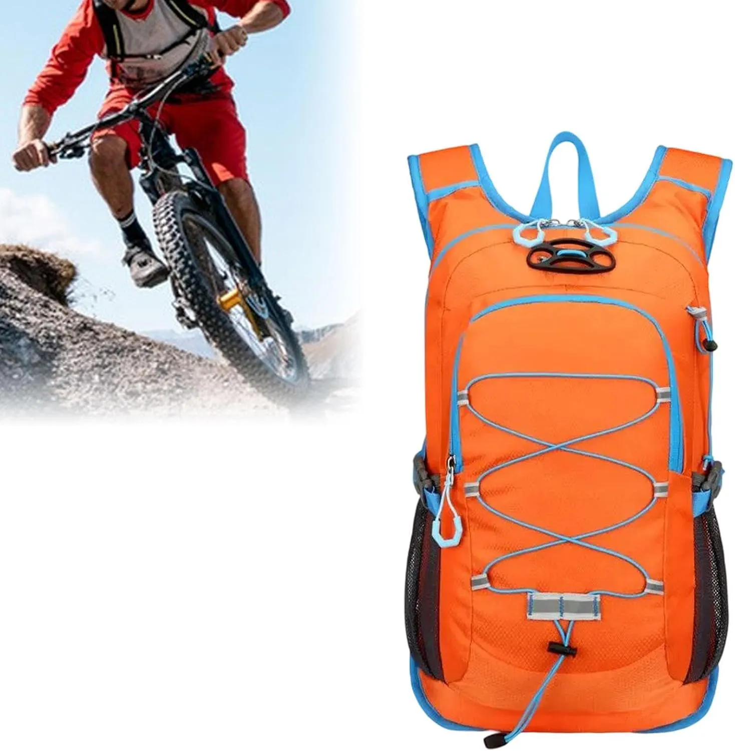 Running Backpack Hiking Rucksack Portable Sports Hydration Pack Hydration Backpack for Mountain Climbing Camping Trekking