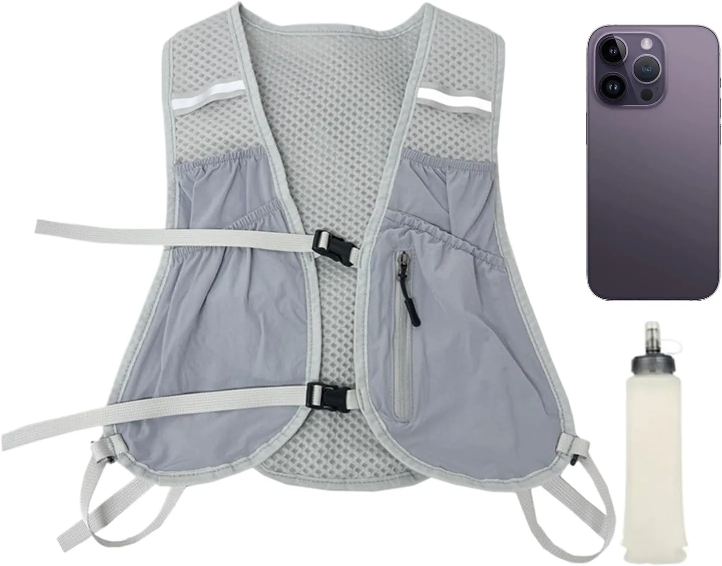 Running Hydration Vest - Bladder Daypack for Cycling - Breathable Hydration Vest for Running Mountaineering Biking Fitness Outdoor Activities Sports Travel Camping Hunting
