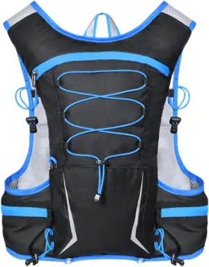 Running Hydration Vest with Water Bladder for Trail Climbing / Cycling ,Multi-Functional Hiking Backpack Unisex,Lightweight and Adjustable,Compatible with Hydration Bladder 2 L