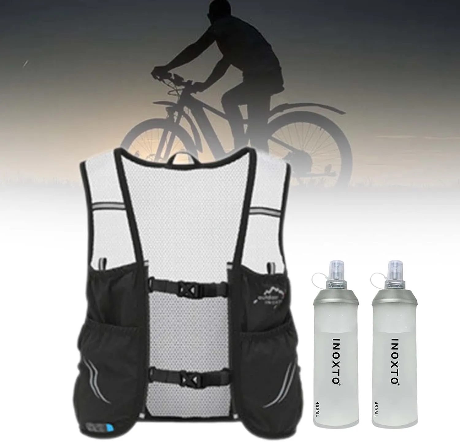 Running Vest for Men and Women, Ideal for Jogging and Cycling