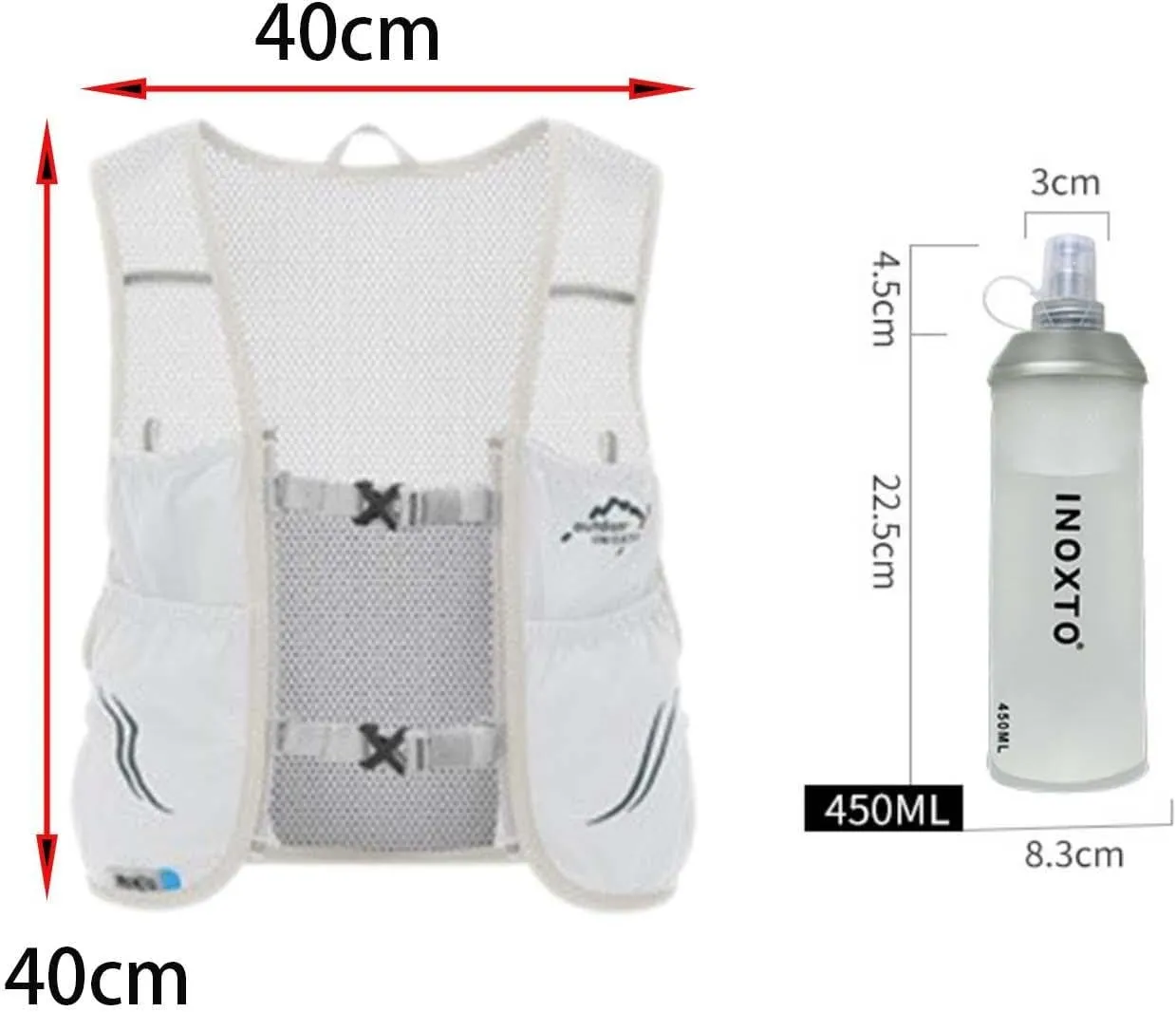 Running Vest for Men and Women, Ideal for Jogging and Cycling