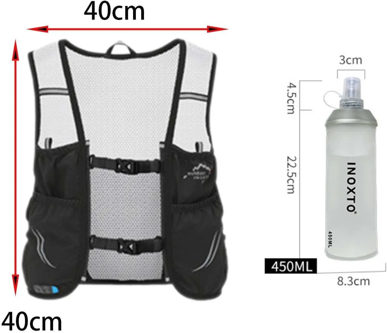 Running Vest for Men and Women, Ideal for Jogging and Cycling