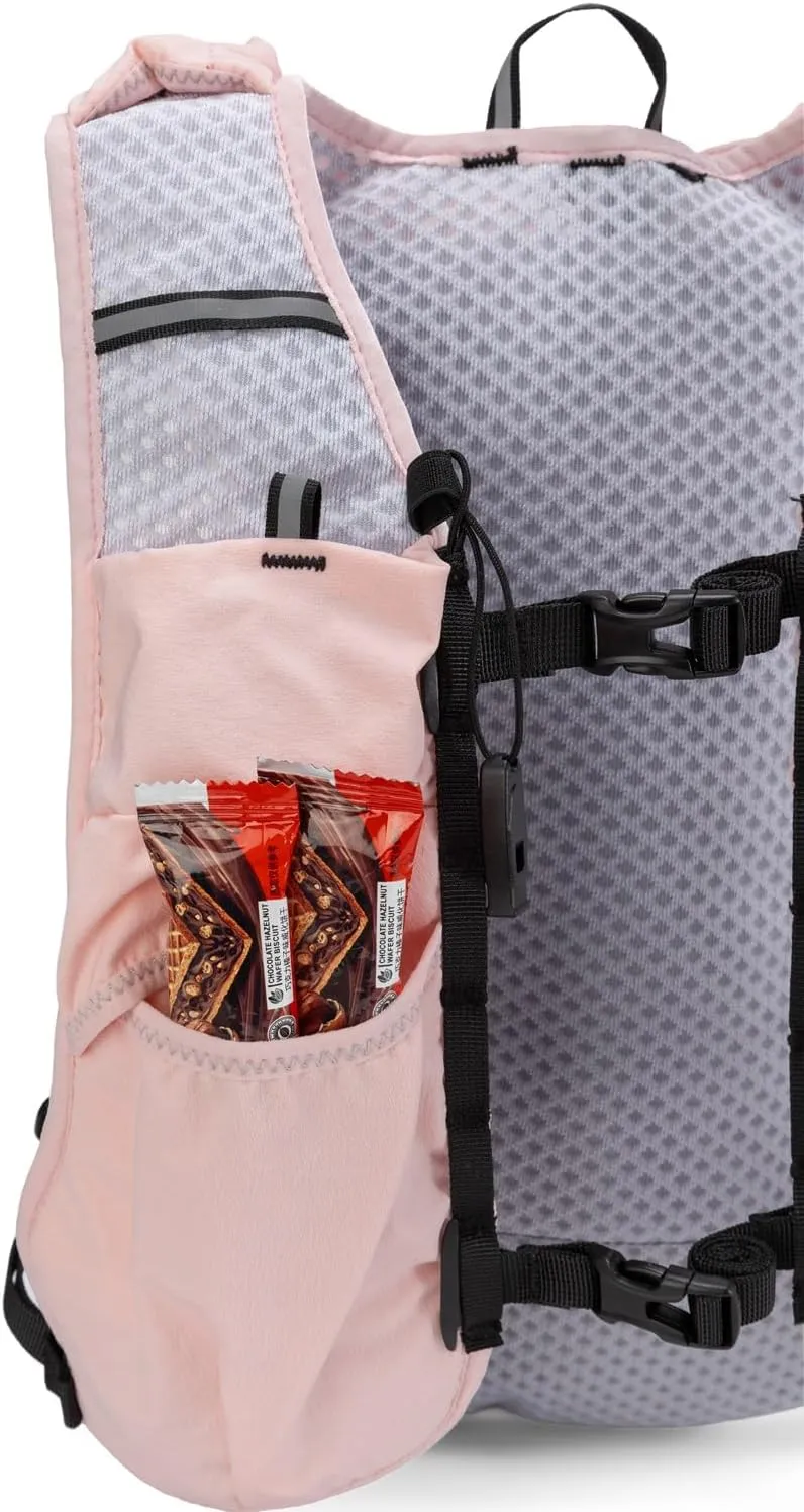Running Vest for Women and Men Lightweight Hydration Backpack Pack with 1.5L Water Bladder Bag Running Gear Accessories for Hiking Trail Cycling Marathon
