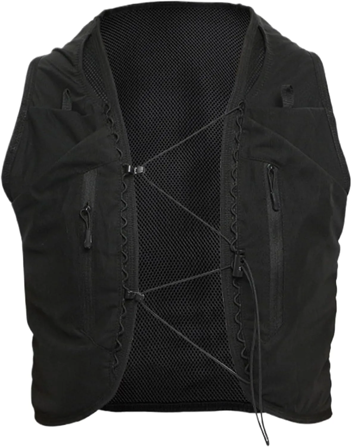 Running Vest, Running Hydration Vest with 12 Pockets, Lightweight Running Hydration Vest Backpack, Multipurpose Hydration Backpack, Water Backpack Running Gear(S)