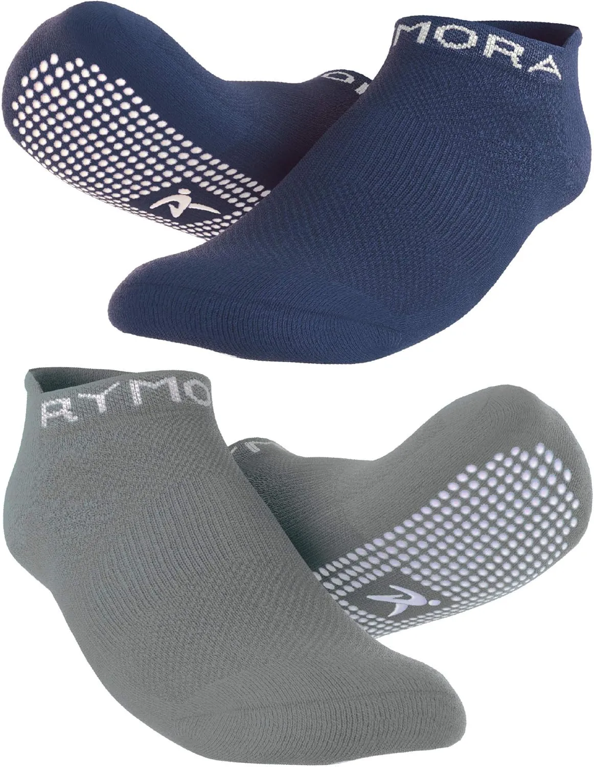 Rymora Grip Socks for Women & Men - Sticky Anti Slip Non Skid - Perfect for Yoga, Pilates, Barre, Hospital, Labor