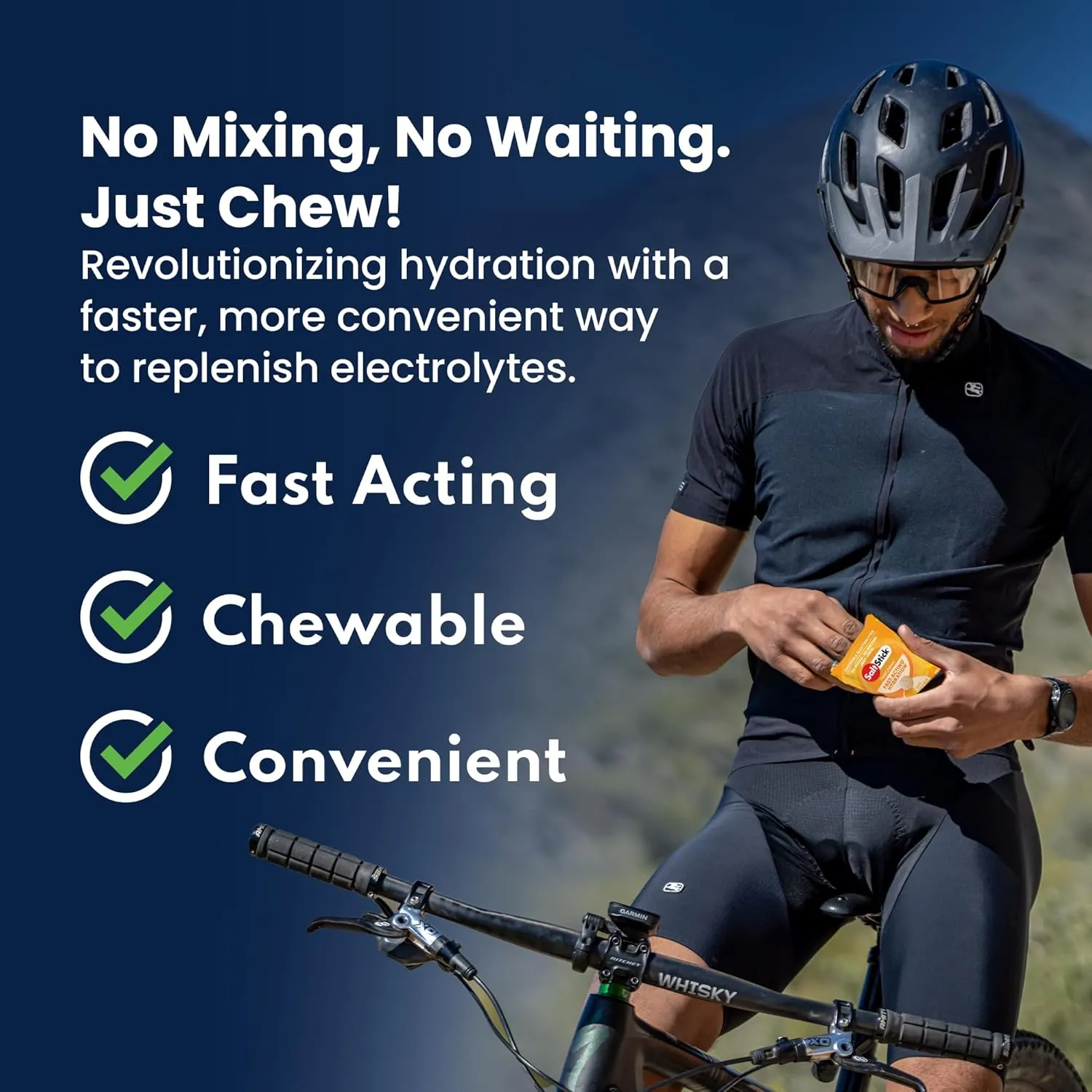 SaltStick Electrolyte FastChews - 60 Count Mixed Berry Flavor - Chewable Electrolyte Tablets for Hydration, Salt Tabs, Dehydration Relief