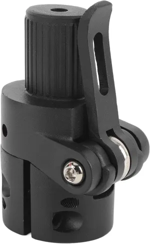 Scooter Folding Pole Fitting Base, Easy Fold Design, High Strength Material, Slip Coating, Elegant Matte Finish, ABS Alloy for M365 Electric Scooter