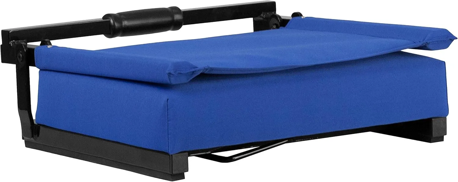 Set of 2 500 lb. Rated Lightweight Stadium Chair with Ultra-Padded Seat