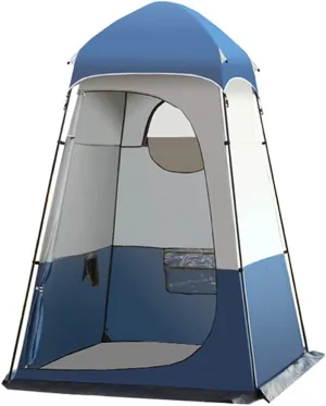 Shower Privacy Tent Oversize Toilet Tent Portable Pop Up Changing Room Waterproof Anti-UV Mobile Shower Tent for Dressing Room Beach Fishing Hiking