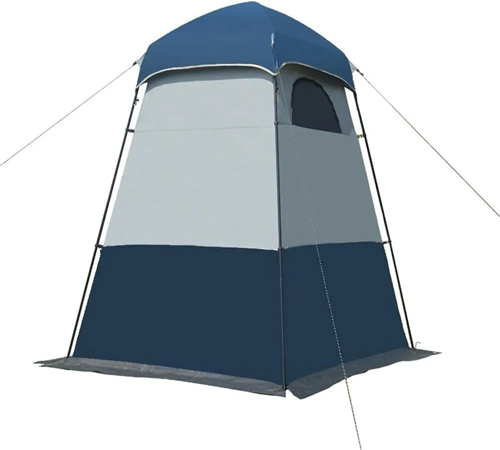 Shower Privacy Tent Oversize Toilet Tent Portable Pop Up Changing Room Waterproof Anti-UV Mobile Shower Tent for Dressing Room Beach Fishing Hiking
