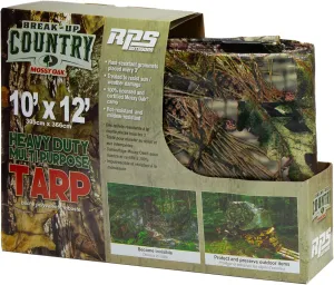 SI-9002C Mossy Oak Break-Up Country 10' x 12' Heavy Duty Multi-Purpose Tarp