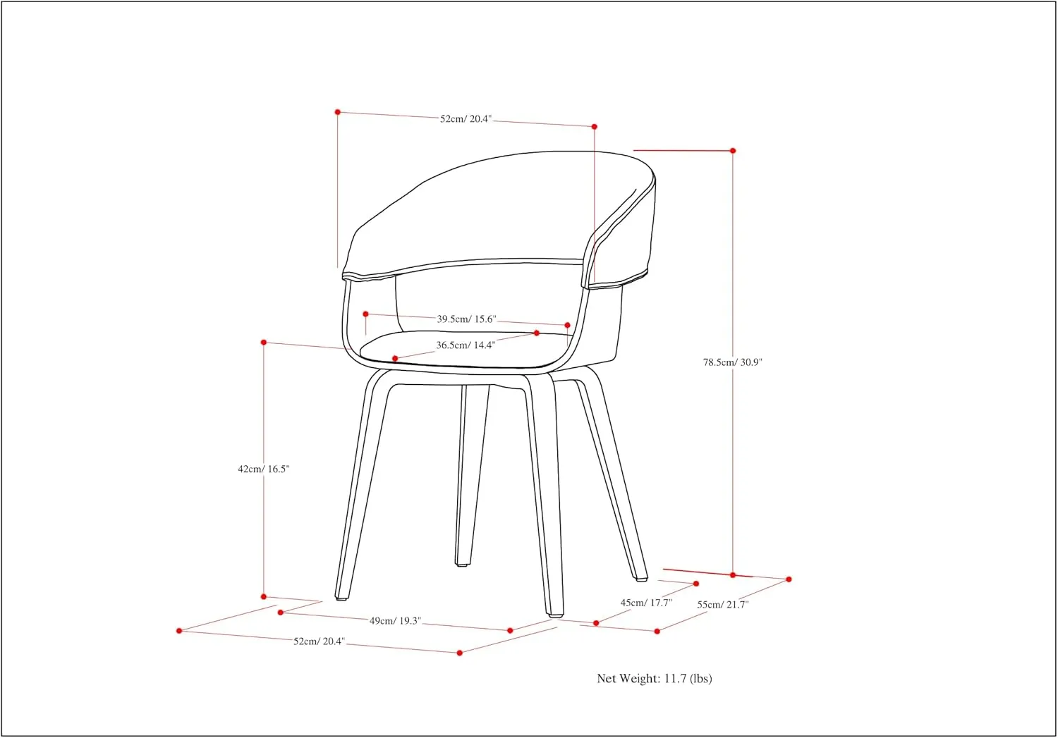 SIMPLIHOME Lowell Dining Chairs - Upholstered Walnut Finish Bentwood Frame and Linen-Style Fabric Kitchen Chair in Light Turquoise Blue, Modern Dining Room Seating with Curved Back and Padded Seat