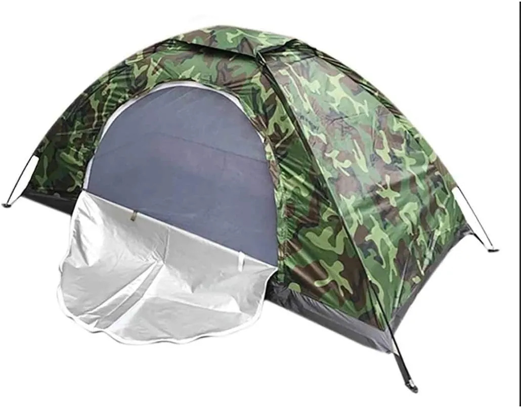 Single Outdoor Tent - Camping Tent, Windproof Dustproof Camping Tent