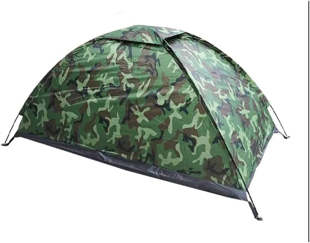 Single Outdoor Tent - Camping Tent, Windproof Dustproof Camping Tent