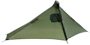 Six Moon Designs Gatewood Cape Green - 11 oz Solo Backpacking Tarp - Super Ultralight Camping shelter. The ONLY Poncho-Style Camping Tarp to Provide Complete 360° Weather Protection.