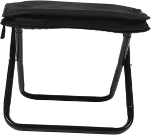 Small Folding Stool Camping Footstool Zipper Bag Outdoor Fully Foldable Portable Stool