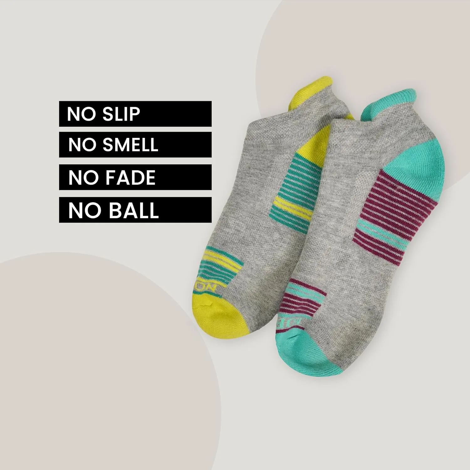 Socks for Men, Women & Kids – Crew, Ankle & No Show Styles – Soft Cotton, Cushioned, Multi-Pack Daily Wear Socks