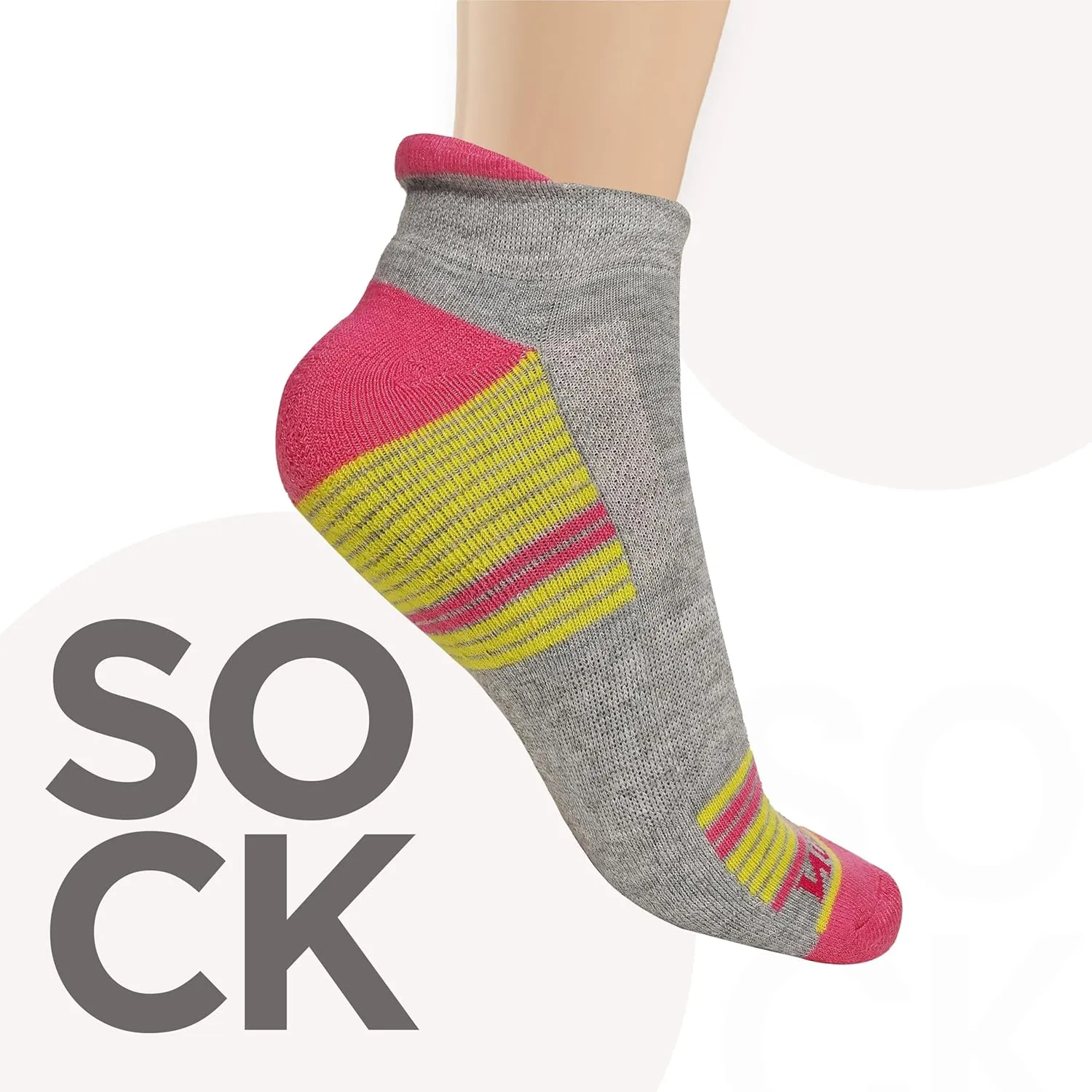 Socks for Men, Women & Kids – Crew, Ankle & No Show Styles – Soft Cotton, Cushioned, Multi-Pack Daily Wear Socks