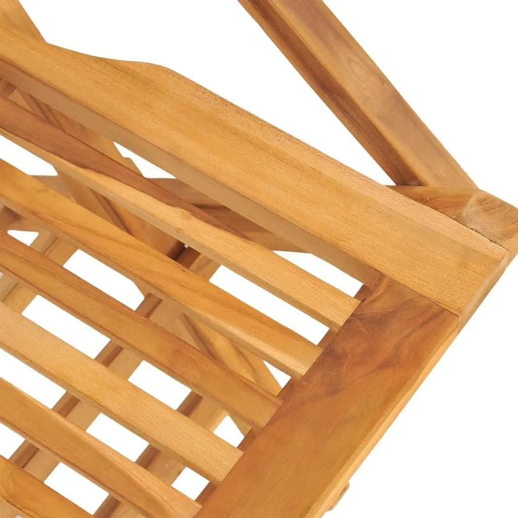 Solid Teak Wood Folding Patio Chairs 2 Pack 21.7"x24.4"x35.4" Outdoor Furniture with Slatted Design for Poolside Camping Beach Backyard