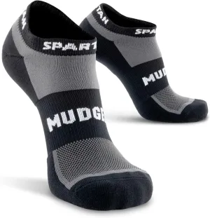 Spartan Race No-Show Running Socks, Cushioned, Non-Slip, Breathable Compression Athletic Ankle Socks, 2-Pack